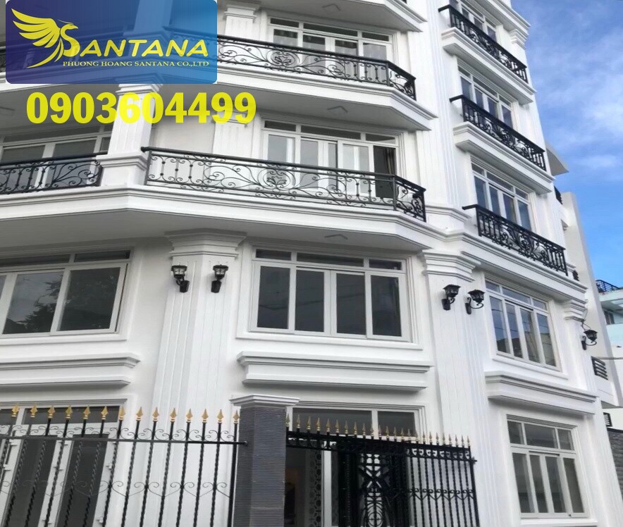 Mặt tiền Nguyễn Trung Trực: Biệt thự (góc) 5 lầu k.trúc Cổ Điển + thang máy